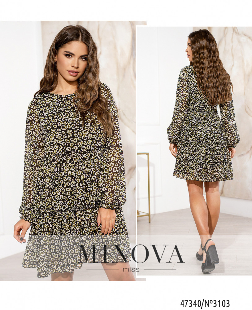 Сукня №3103-леопард_minova_4