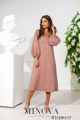 Сукня №3177-пудра_minova_5