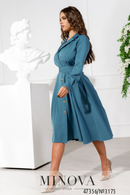 Сукня №3175-сіро-блакитний_minova_5
