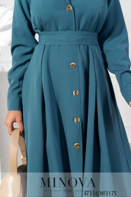 Сукня №3175-сіро-блакитний_minova_6