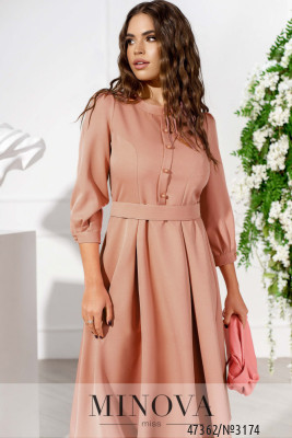 Сукня №3174-пудра_minova_5