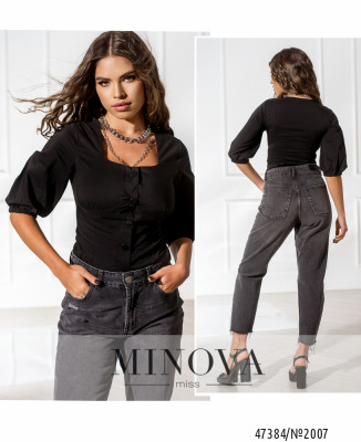 Блуза №2007-чорний_minova_7
