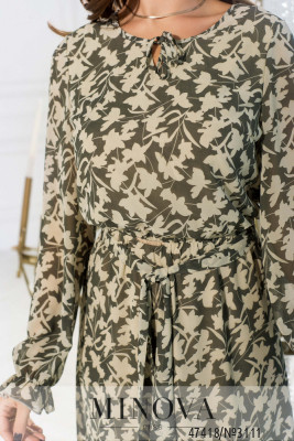Сукня №3111-хакі-листок_minova_6