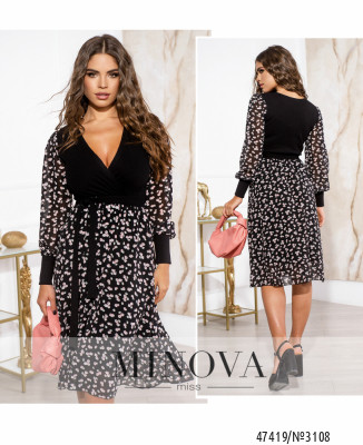 Сукня №3108-чорна-квітка_minova_7