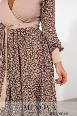 Сукня №3108-пудрова-квітка_minova_6