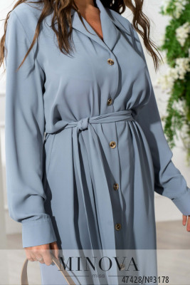 Сукня №3178-сіро-блакитний_minova_6