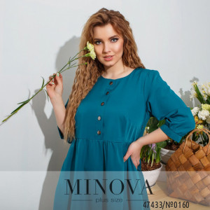 Сукня №0160-зелений_minova_5