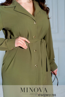 Сукня №3178В-Хакі_minova_6