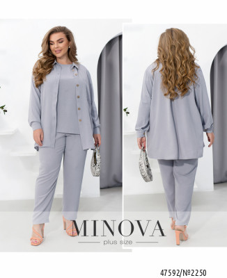 Костюм 3-ка №2250-сірий_minova_7