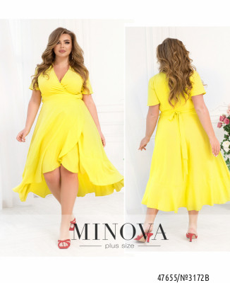 Сукня №3172B-жовтий_minova_7
