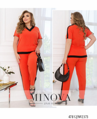 Костюм №2373-Морквяний_minova_7