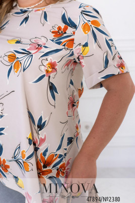 Туніка №2380-Світло-сірий_minova_6