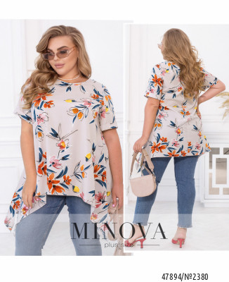 Туніка №2380-Світло-сірий_minova_7