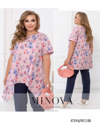 Туніка №2380-пудра_minova_7