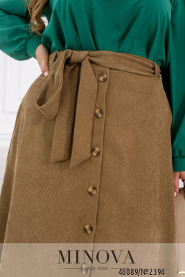 Спідниця №2394-світло-коричневий_minova_6
