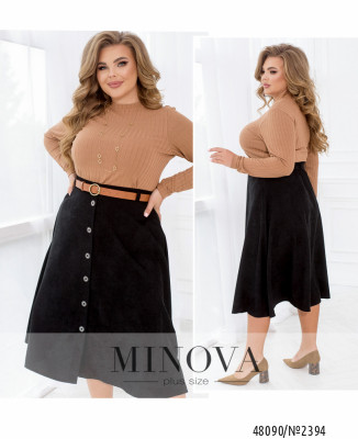 Спідниця №2394-чорний_minova_7