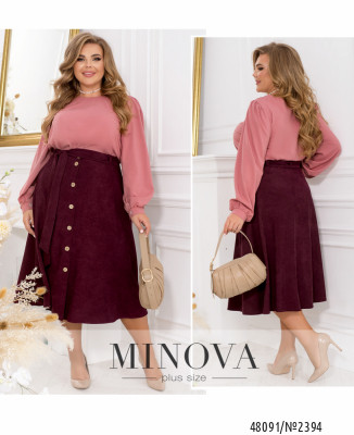 Спідниця №2394-бордо_minova_7