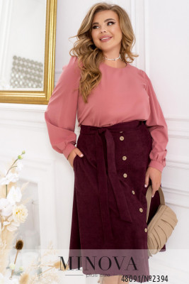 Спідниця №2394-бордо_minova_5