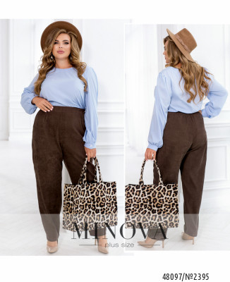 Брюки №2395-коричневий_minova_7