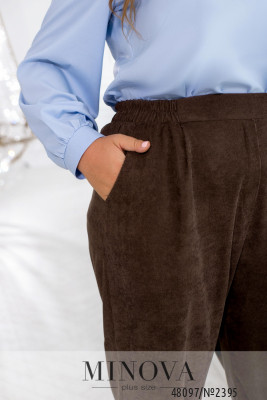 Брюки №2395-коричневий_minova_6