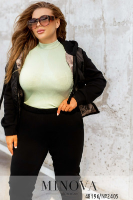 Спортивний костюм №2405-чорний_minova_5