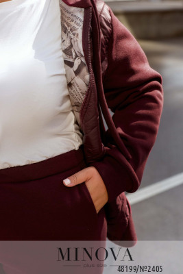 Спортивний костюм №2405-бордо_minova_6