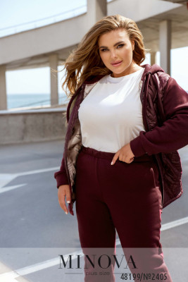 Спортивний костюм №2405-бордо_minova_5