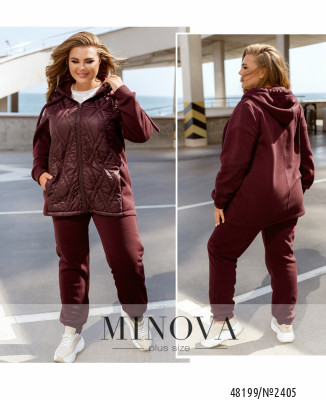 Спортивний костюм №2405-бордо_minova_7
