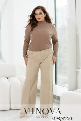 Гольф №2343-бежевий