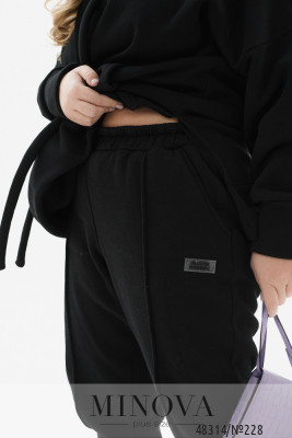 Спортивний костюм №228-чорний_minova_6