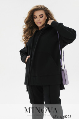 Спортивний костюм №228-чорний_minova_5