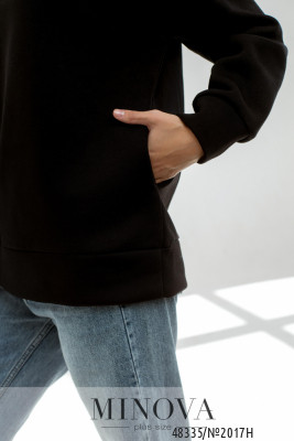 Худі №2017Н-чорний_minova_6