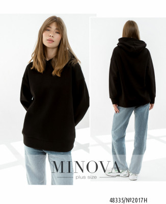 Худі №2017Н-чорний_minova_7