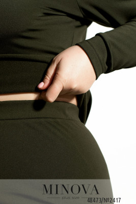 Жіночий комплект термобілизни №2417-хакі_minova_6