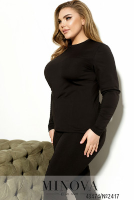 Жіночий комплект термобілизни №2417-чорний_minova_5