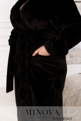 Халат №2421-чорний_minova_6