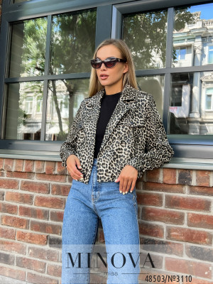 Куртка №3110-леопард_minova_5