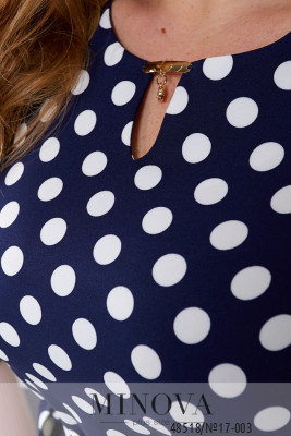 Сукня №17-003-Синій горох_minova_6