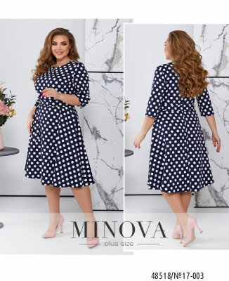 Сукня №17-003-Синій горох_minova_7