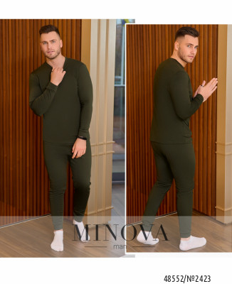 Чоловічий комплект термобілизни №2423-хакі_minova_7