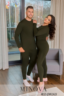 Чоловічий комплект термобілизни №2423-хакі_minova_5