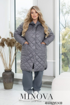 Куртка №2430-сірий