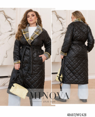 Куртка №2428-чорний-жовтий_minova_7