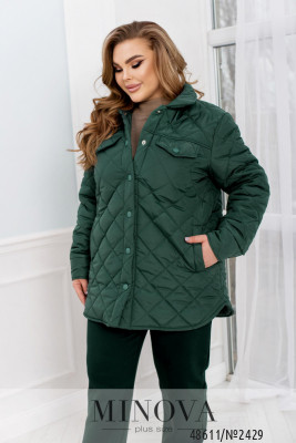 Куртка №2429-зелений_minova_5