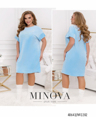 Домашня сукня №2202-блакитний_minova_7