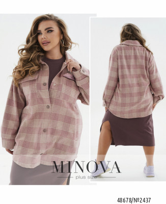 Кардиган-рубашка №2437-фреза_minova_7