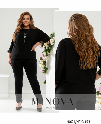 Блуза №23-003-Чорний_minova_7