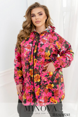 Куртка-вітровка №241-Малиновий_minova_5