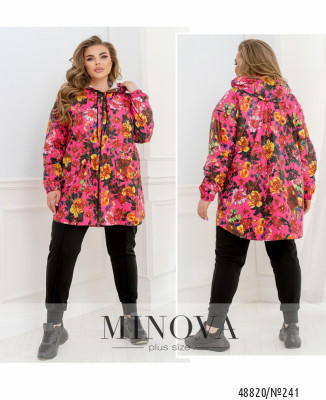 Куртка-вітровка №241-Малиновий_minova_7