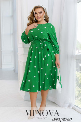 Сукня №2447-зелений
